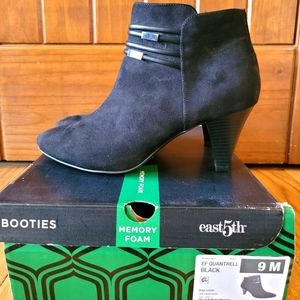 East 5th suede booties size 9